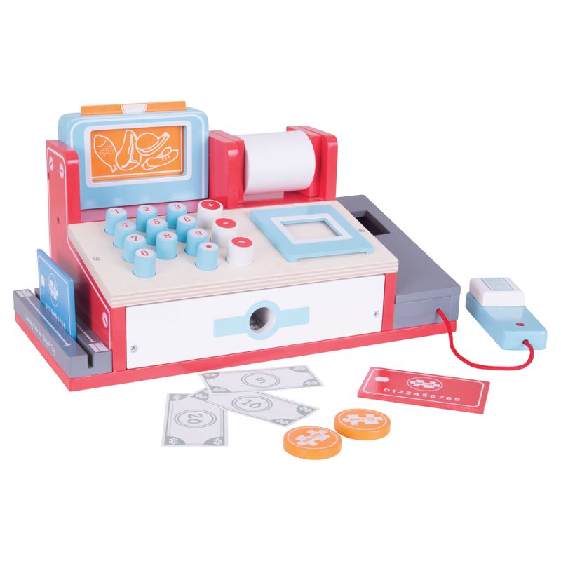 Bigjigs Toys Shopping Till Wooden Role Play Toy