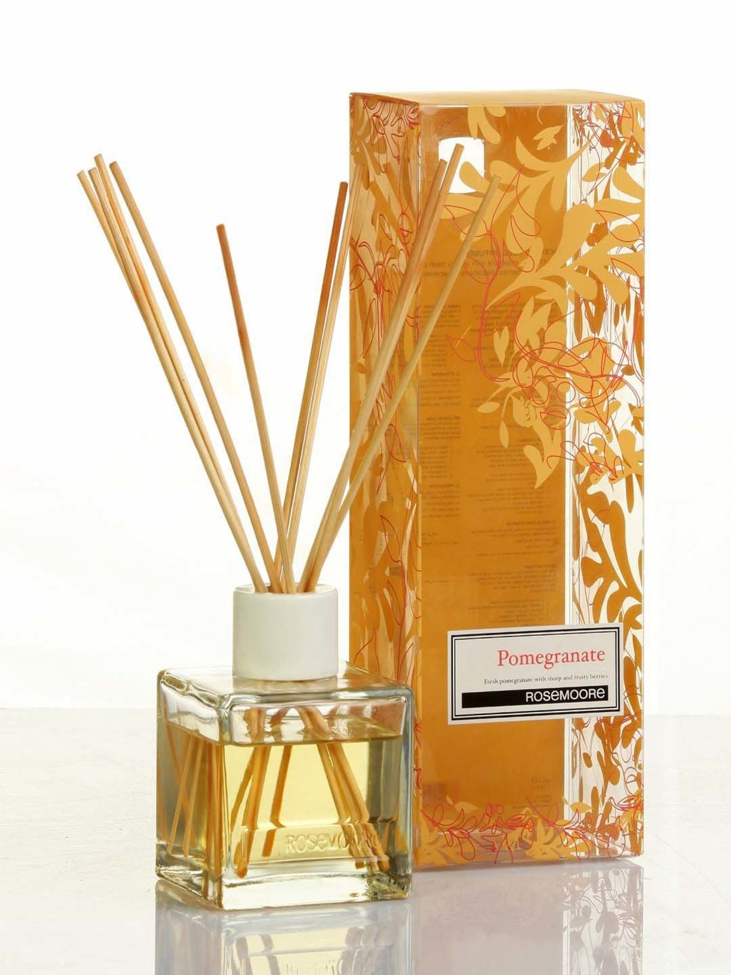 Rosemoore Reed Diffuser Set with Aroma Oil & Reed Stick Pomegranate - 200 ml