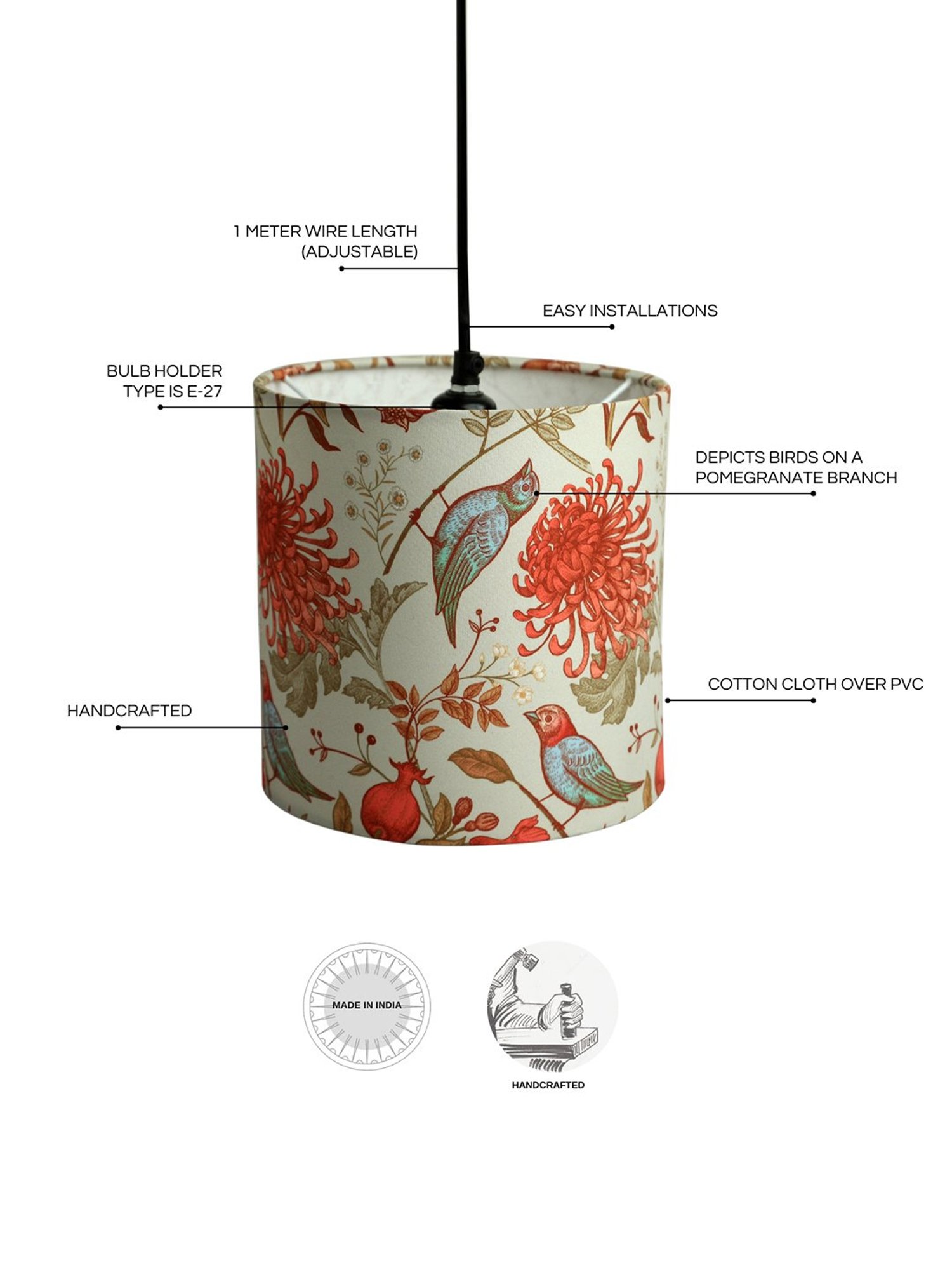 Large Rectangle Natural Lampshade Linen - Project 62™