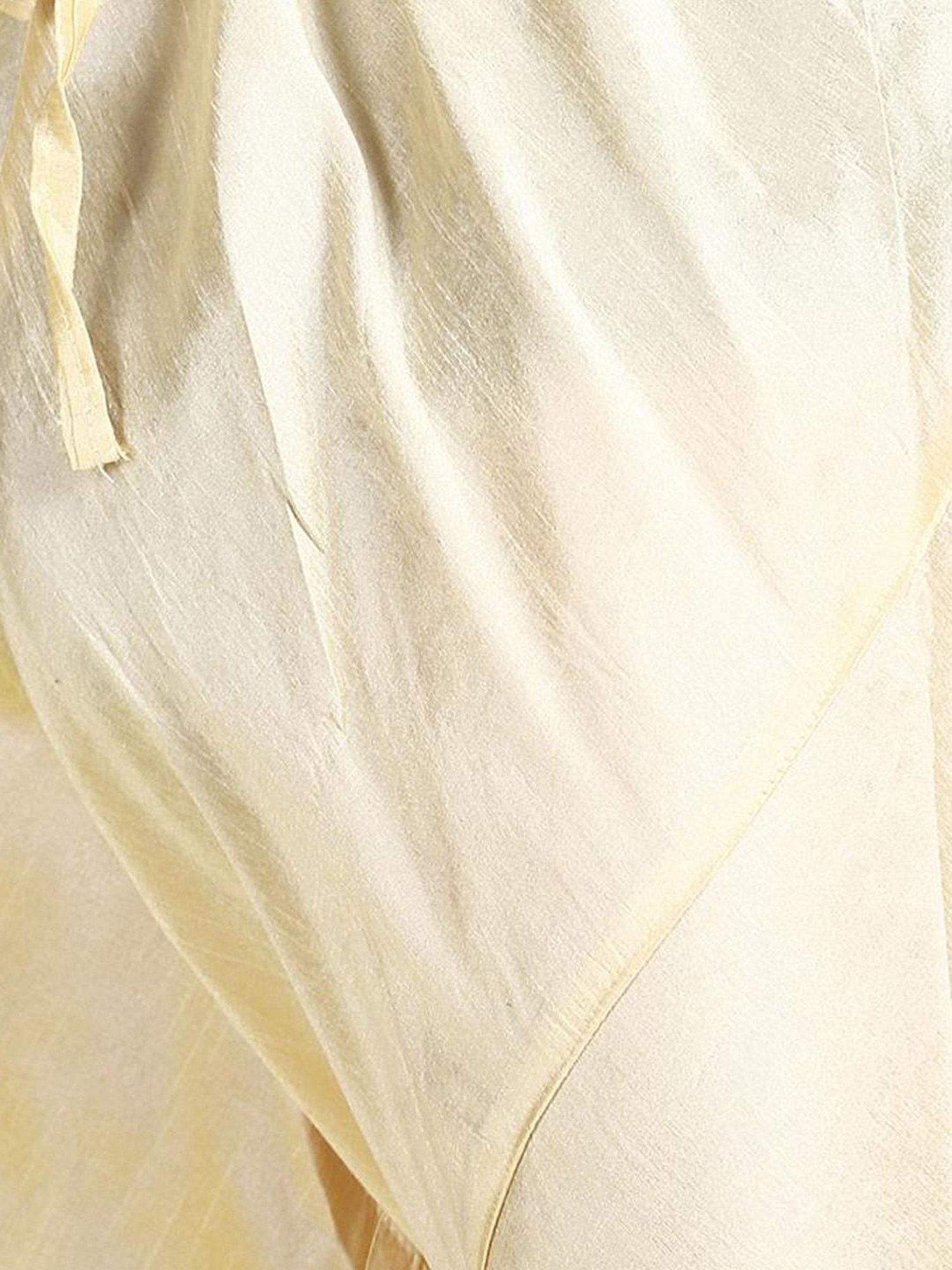 Sanwara Blue & Beige Regular Fit Kurta Set With Jacket