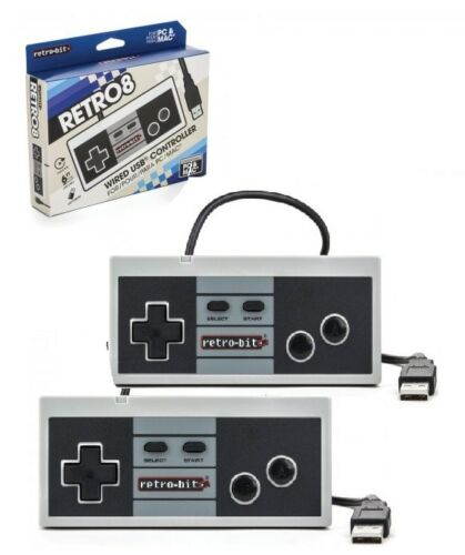 2X PC Controller Wired NES Style USB Controller for PC & Mac (Retro-Bit)