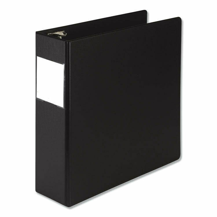 Samsill Round Ring Reference Binder  3 Rings  3" Capacity  11 x 8.5  Black