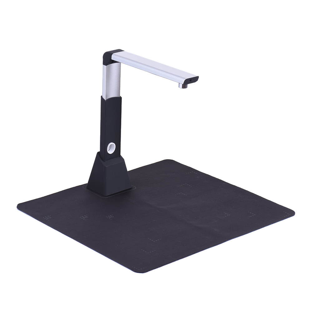 Portable Adjustable High Speed USB Book Image Document Camera Scanner 10 Mega-pixel HD High-Definition Max. A3 Scanning Size with OCR Function LED Light for Classroom Office Library Bank