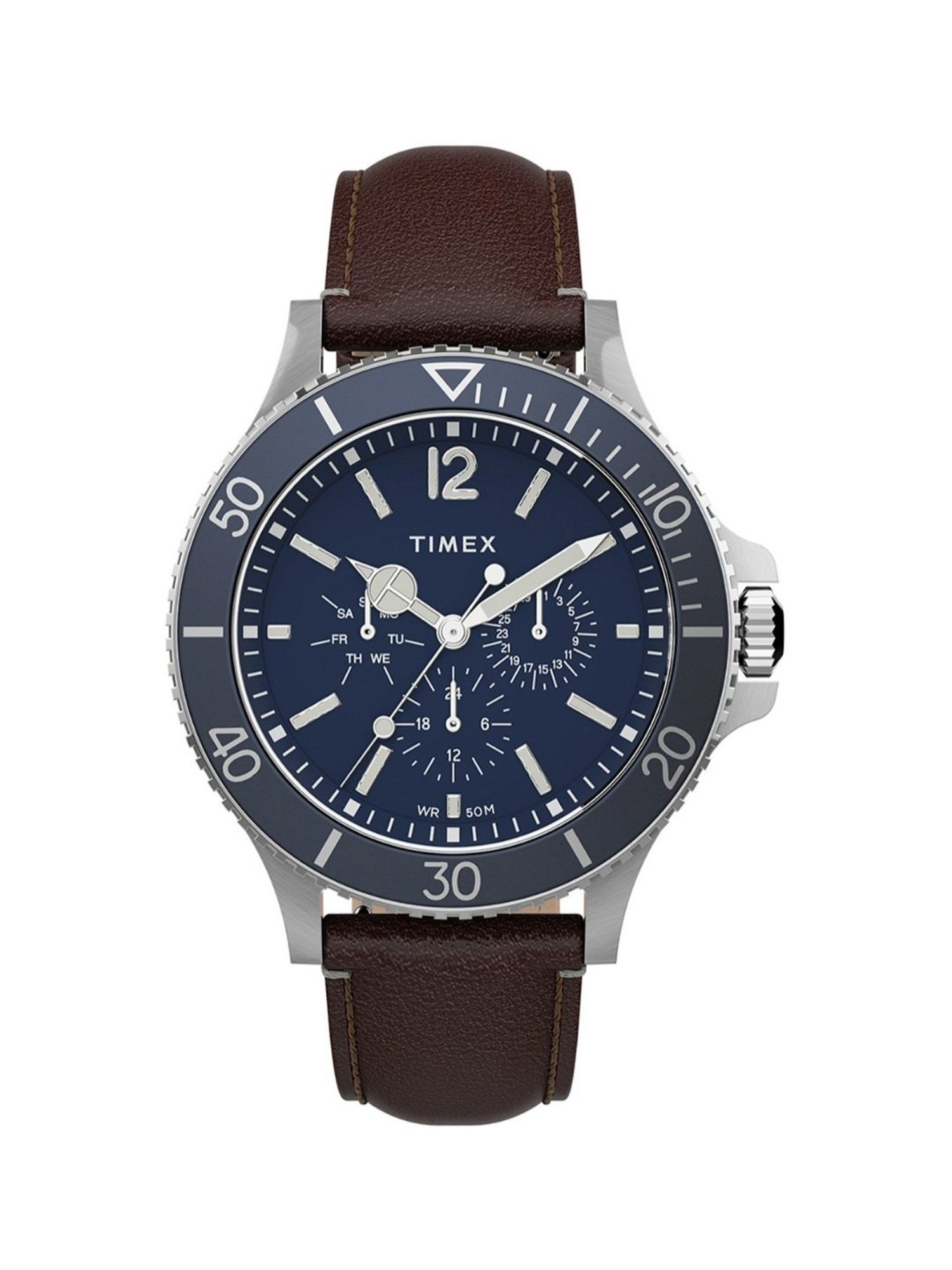 Timex Harborside Blue Dial Multifunction Men Watch - TW2U13000