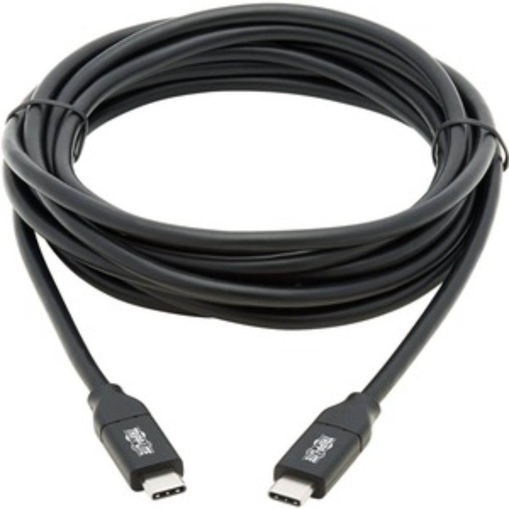Tripp Lite 9.8ft USB Type C to USB C USB 2.0 Charging Cable Black