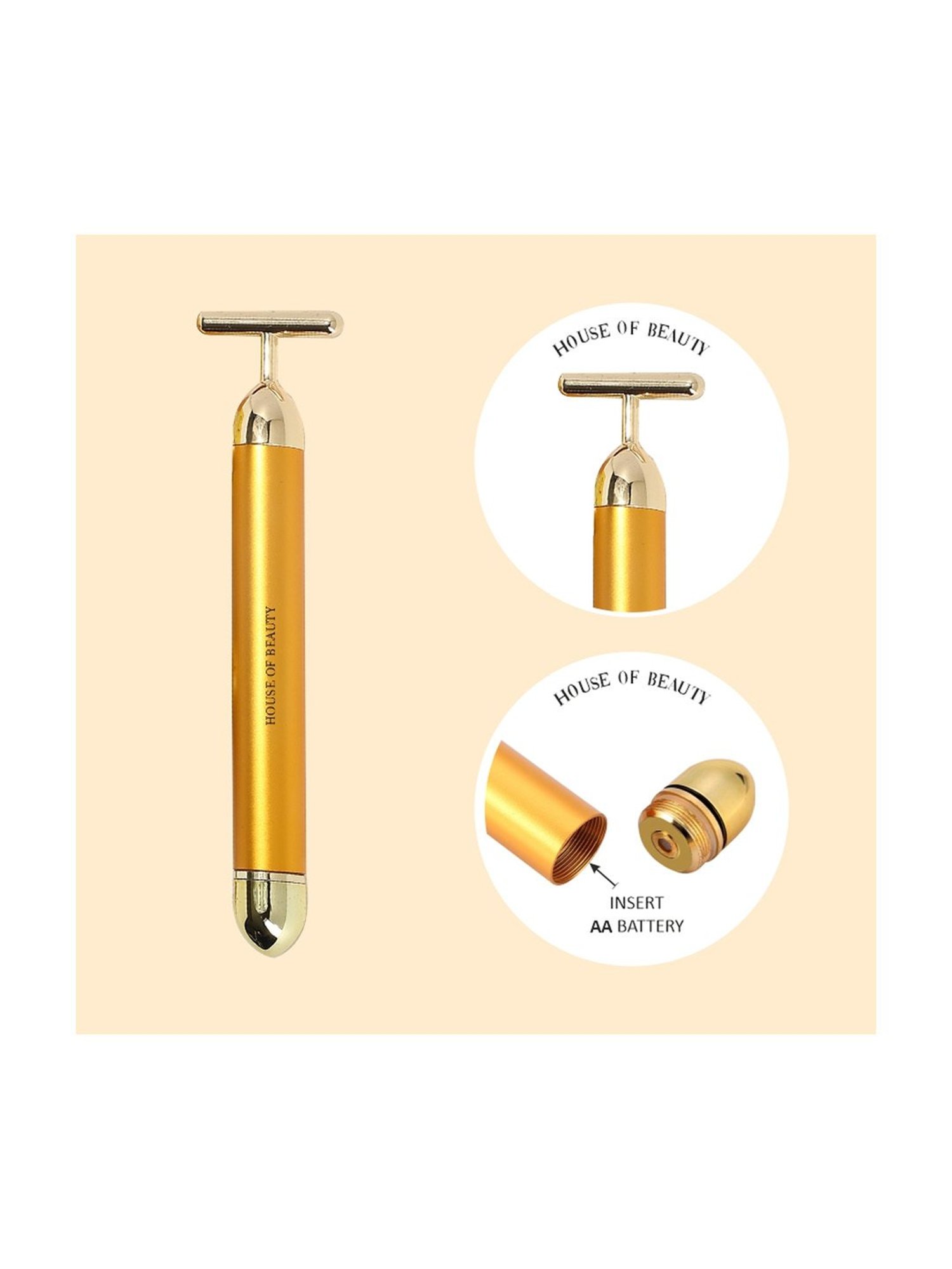 House of Beauty 24K Face Massager Kit