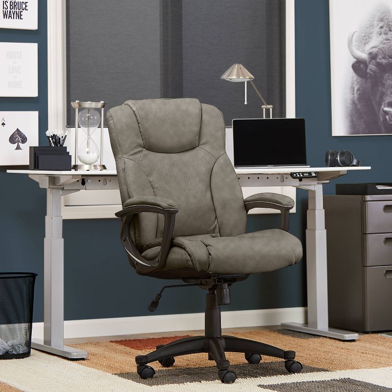 Style Hannah Office Chair Harvard Gray - Serta