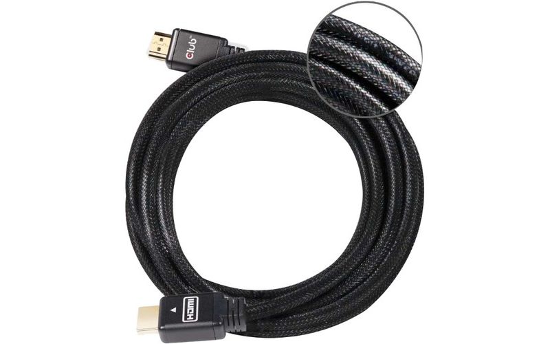 Club 3D CAC-2313 HDMI Audio/Video Cable With Ethernet - 32.81 ft HDMI A/V Cable for Monitor, TV, Audio/Video Device, Gaming Computer, Notebook
