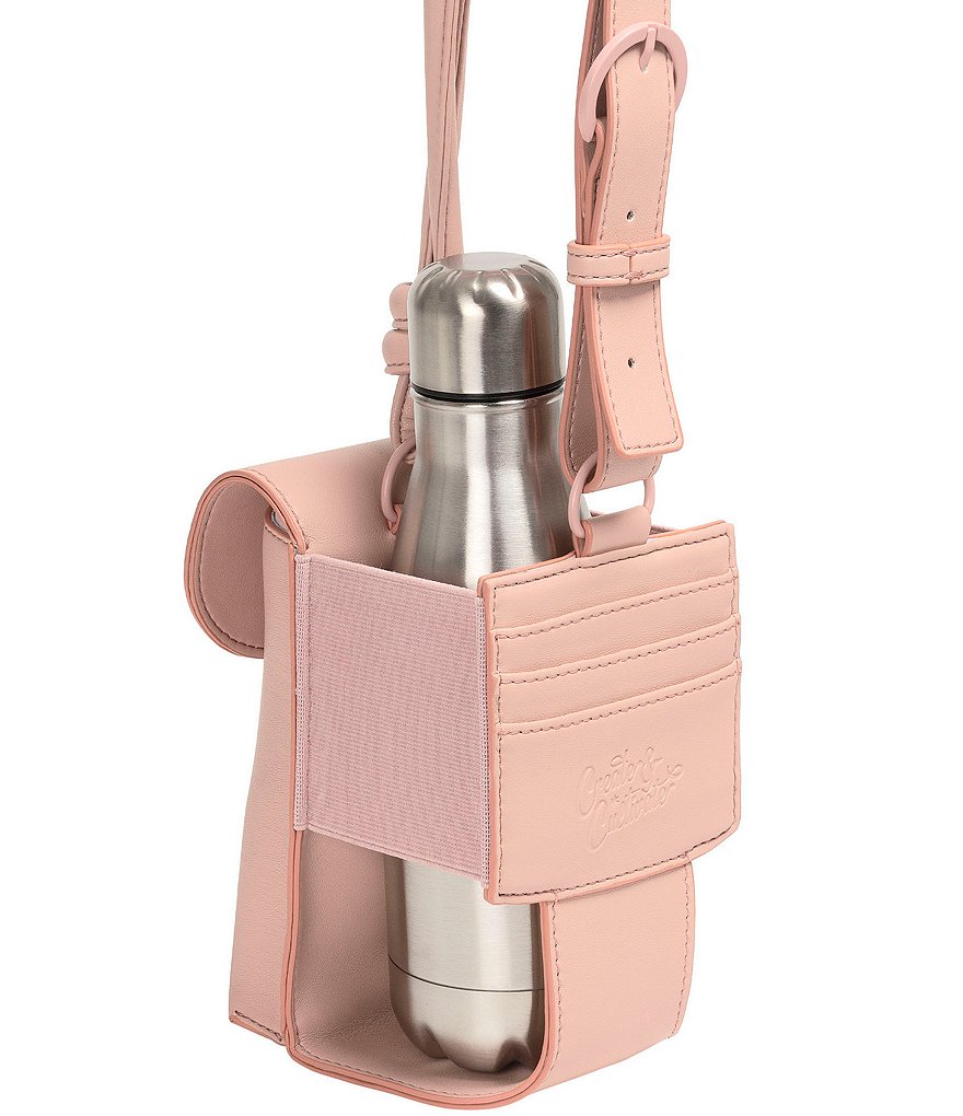 Create & Cultivate Vegan Leather Water Bottle Crossbody Bag