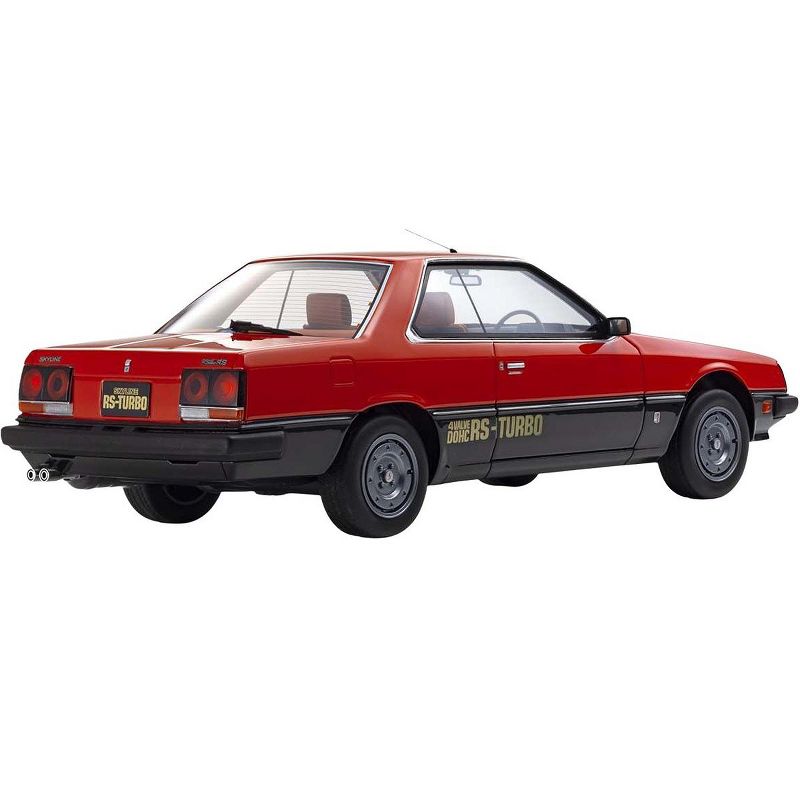 Nissan Skyline 2000 Turbo RS (KDR30) RHD (Right Hand Drive) Red and Black 1/18 Model Car by Kyosho