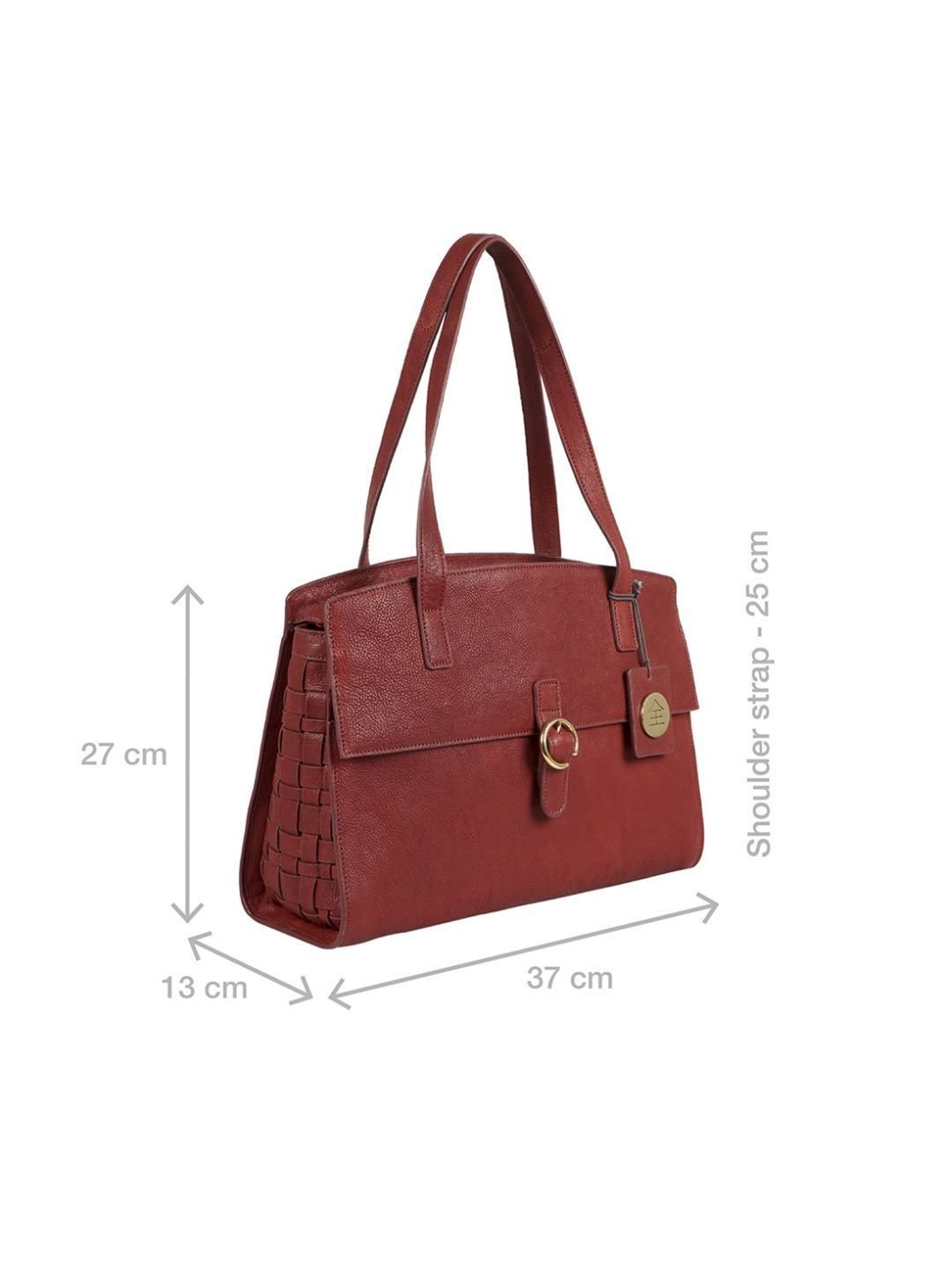 Hidesign Zen DAICHO 01 Red Solid Medium Handbag