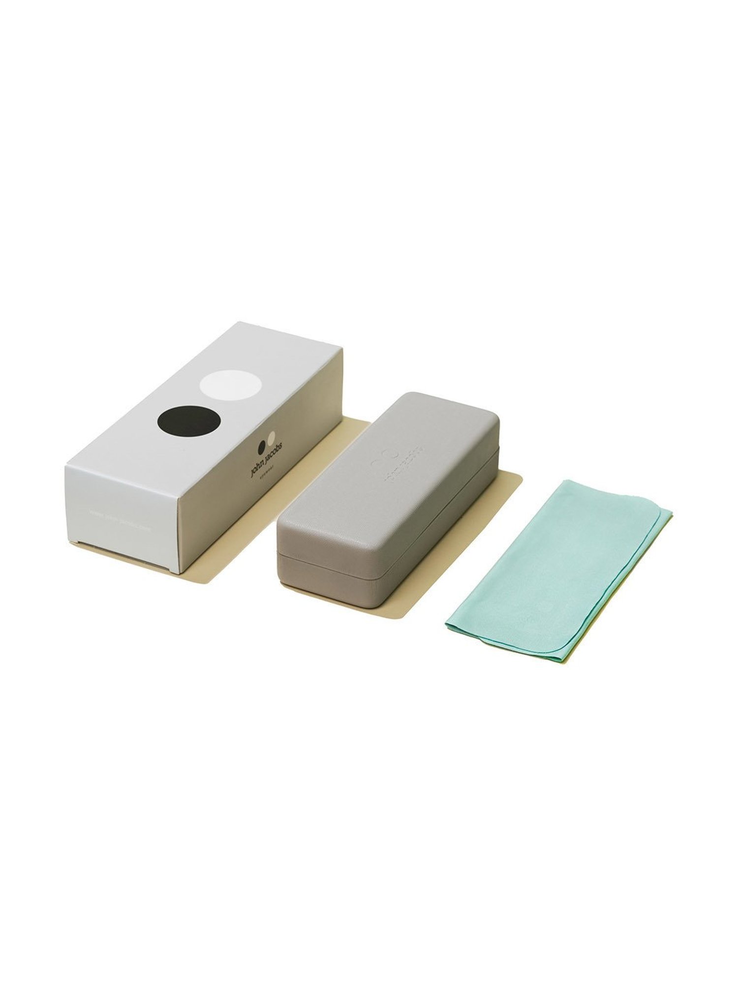 John Jacobs 147921 Blue Polarized Square Sunglasses