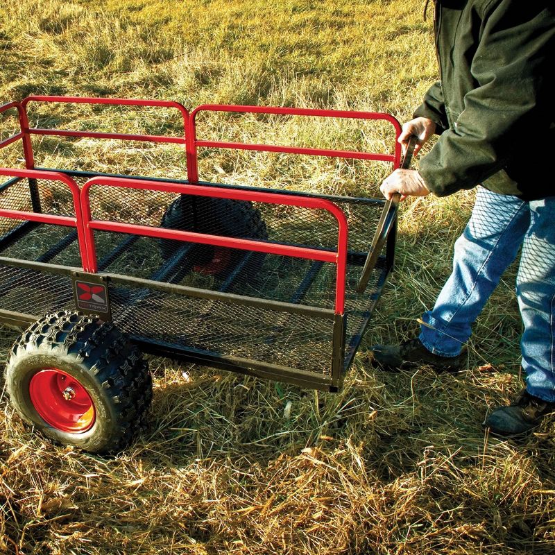 Suncast 15 Gallon Poly Multipurpose Rolling Lawn and Garden Cart, Taupe (2 Pack)