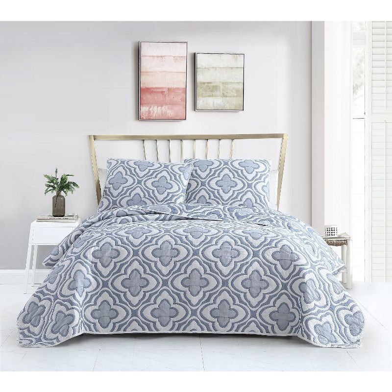Twin Turtle Cove Quilt & Sham Set Light Turquoise/Aqua - Tommy Bahama