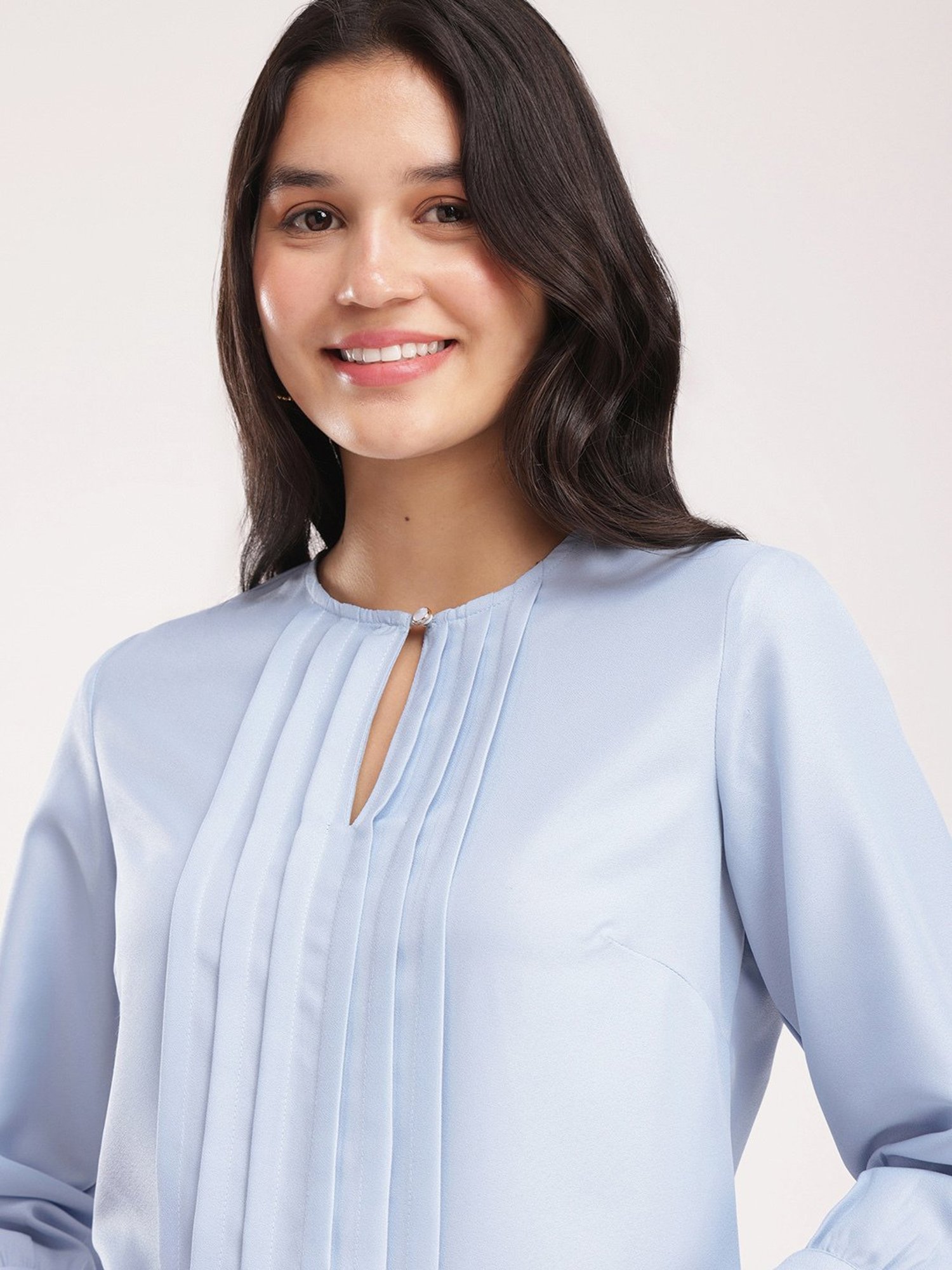 Fablestreet Blue Relaxed Fit Top