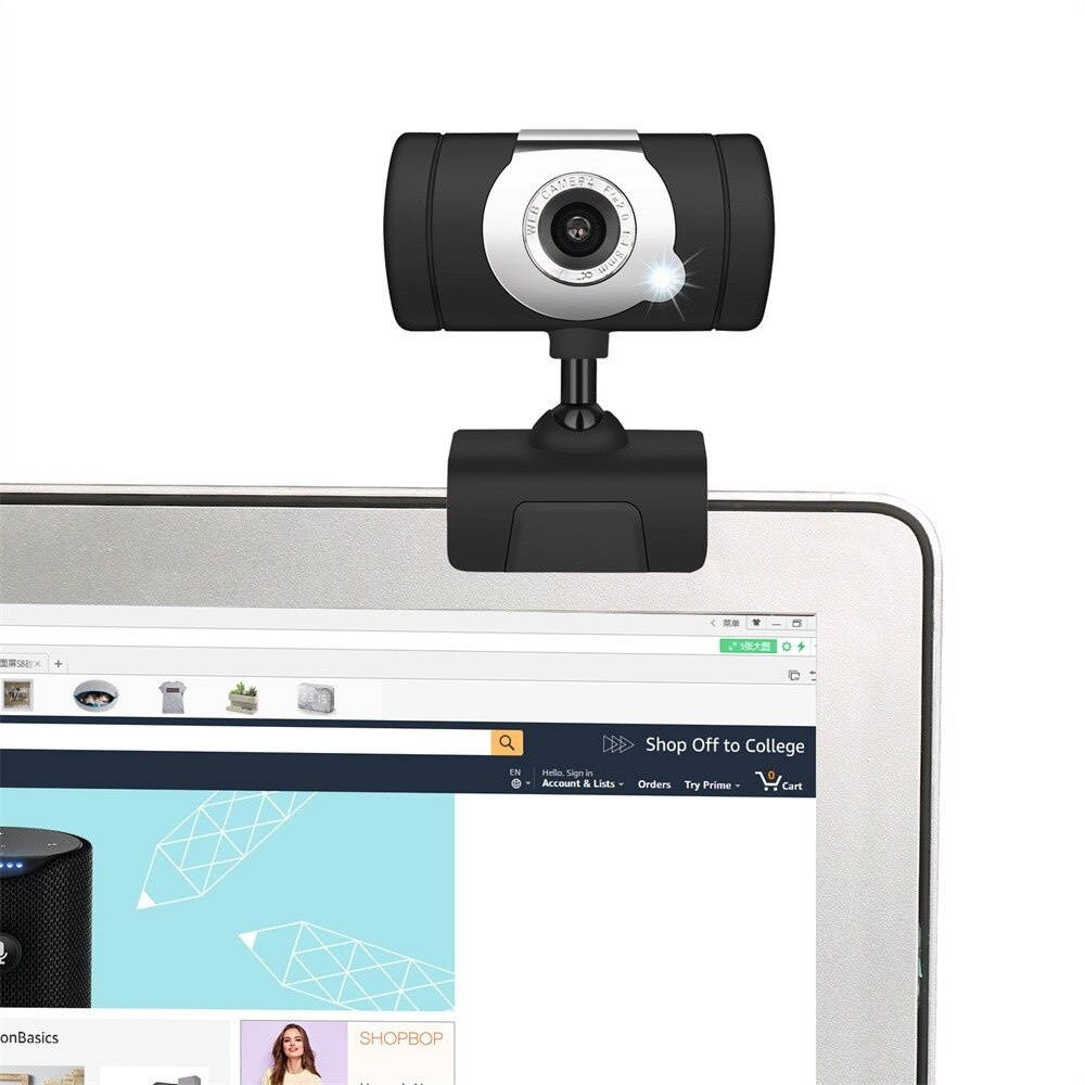 USB2.0 Webcam Camera HD 12 Megapixels with MIC Clip-on for Computer PC Laptop  ?- ?  With Desktop Stand