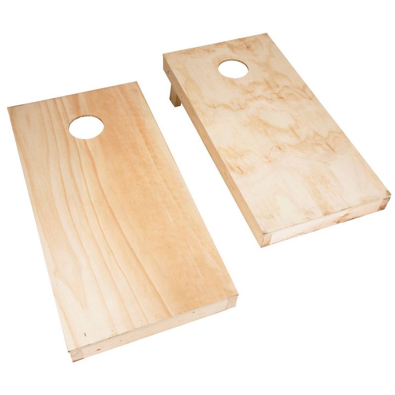 Hey! Play! Do-It-Yourself Regulation Size Cornhole Boards and Bags Set