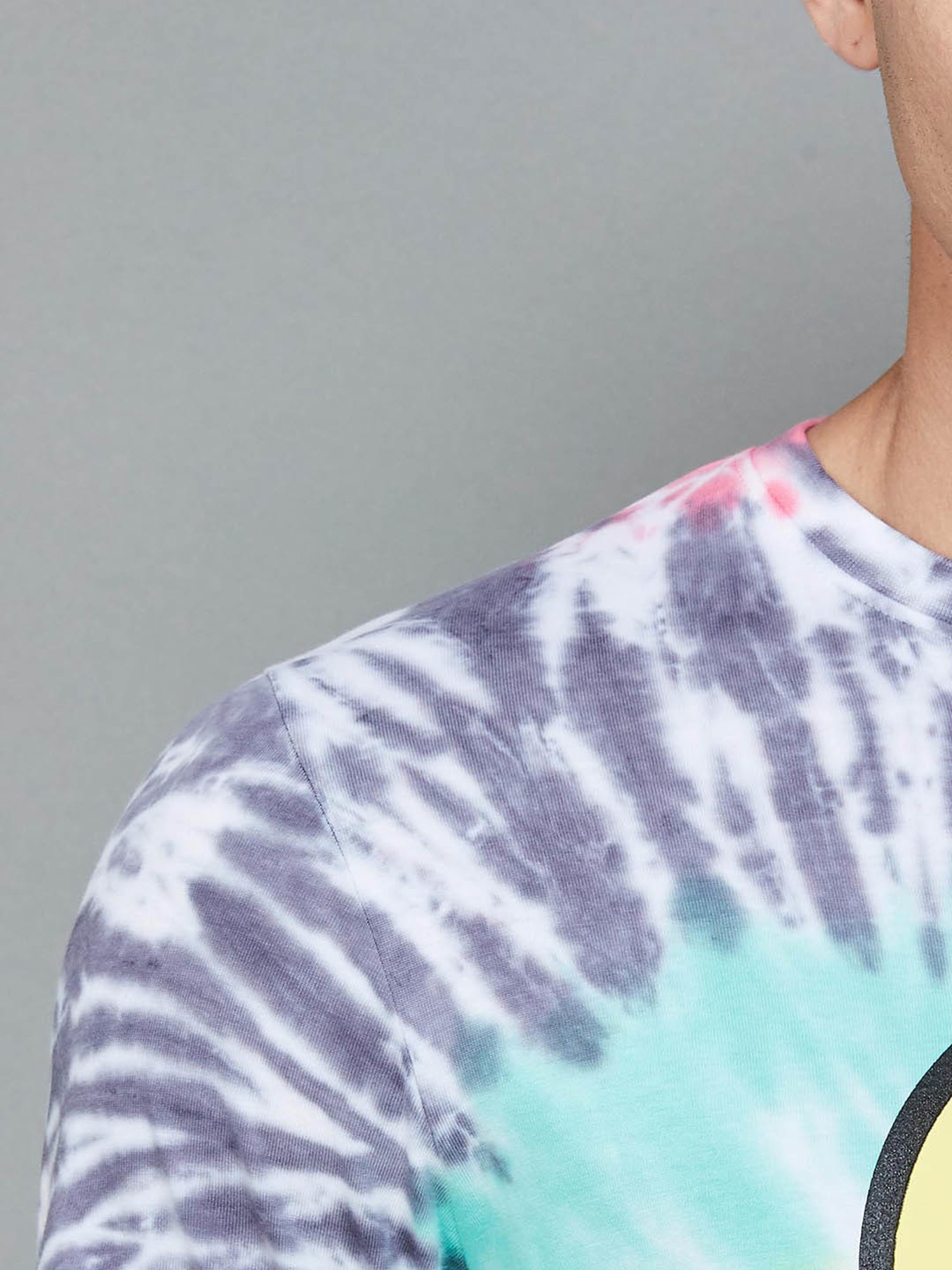 SmileyWorld Multi Cotton Regular Fit Printed T-Shirt