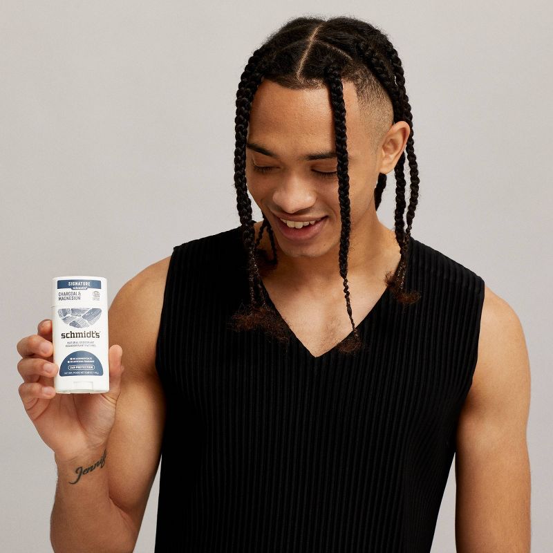 Schmidt's Charcoal + Magnesium Aluminum-Free Natural Deodorant Stick - 2.65oz