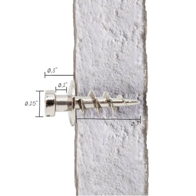 Union & Scale Wall Racks, White, Zinc/Wood UN58026