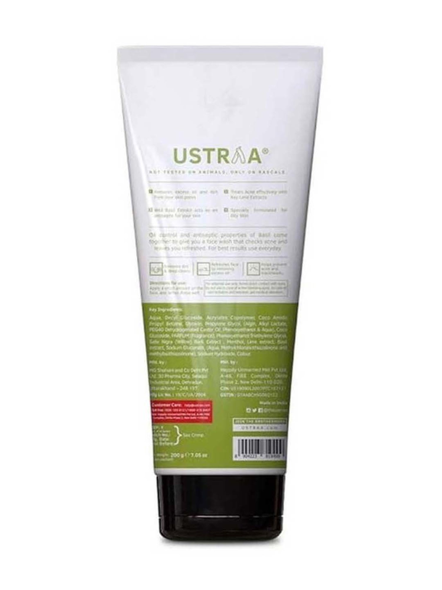 Ustraa Ayurvedic Hair Oil & Face Wash for Oily Skin