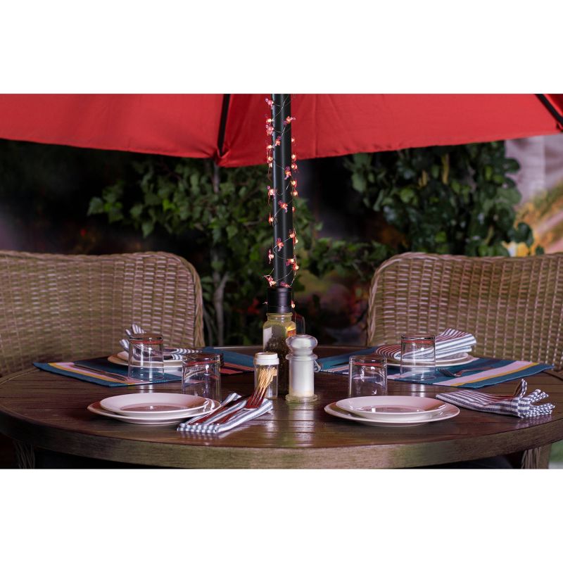 30ct Battery Operated Flamingo LED Fairy String Lights - Sterno Home