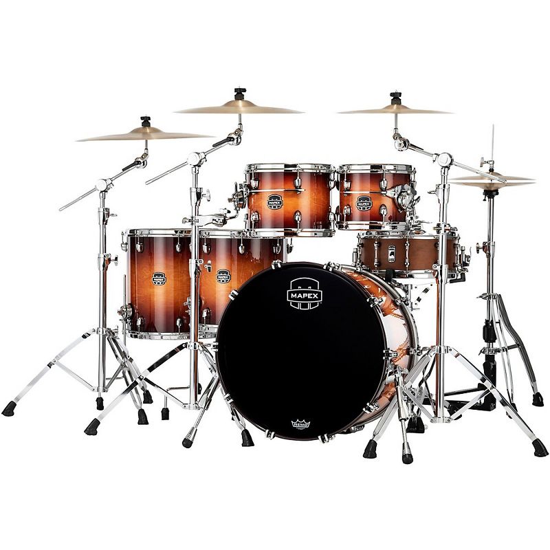 Mapex Saturn Evolution Workhorse Maple 5-Piece Shell Pack with 22 in. Bass Drum Exotic Sunburst