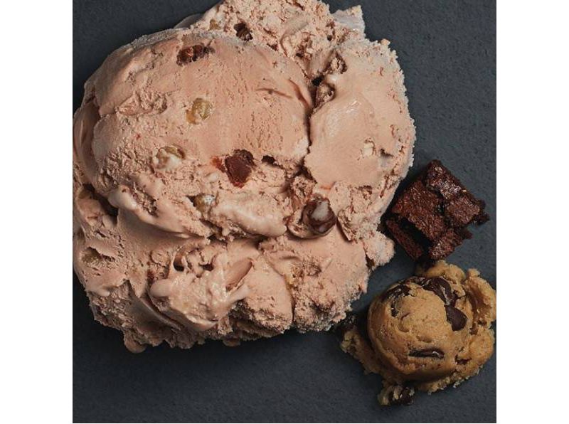 Hudsonville Creamery Brownie Batter Cookie Dough Ice Cream - 48oz