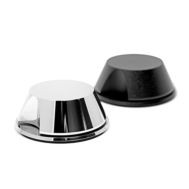 SpaceBen Record Weight Stabilizer with Protective Leather Pad - 8-Ounce Vinyl Turntable Weight - Durable & Stylish LP Stabilizer - Fits Any Turntable - Chrome