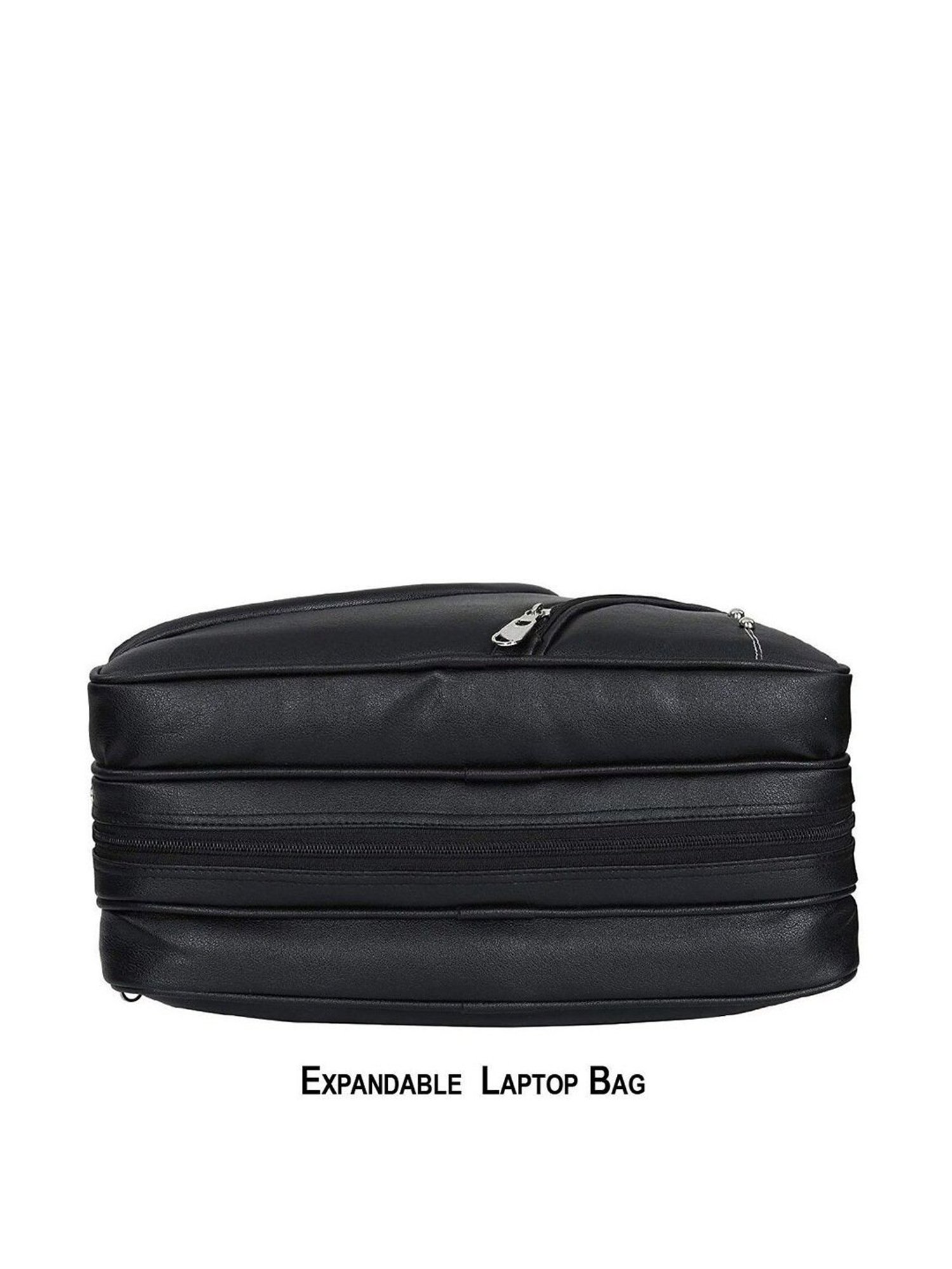 Leather World Black Synthetic Medium Laptop Messenger Bag