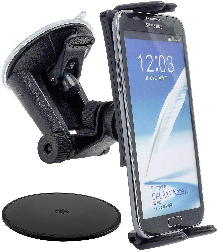 Arkon Windshield Dash Car Mount for iPad mini Galaxy Tab 4 3 Note Tab S Tab Pro 8.4 Retail Black