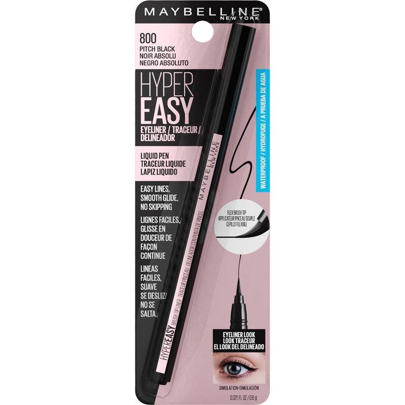 Maybelline Hyper Easy Liquid Pen Eyeliner Black - 0.021 fl oz