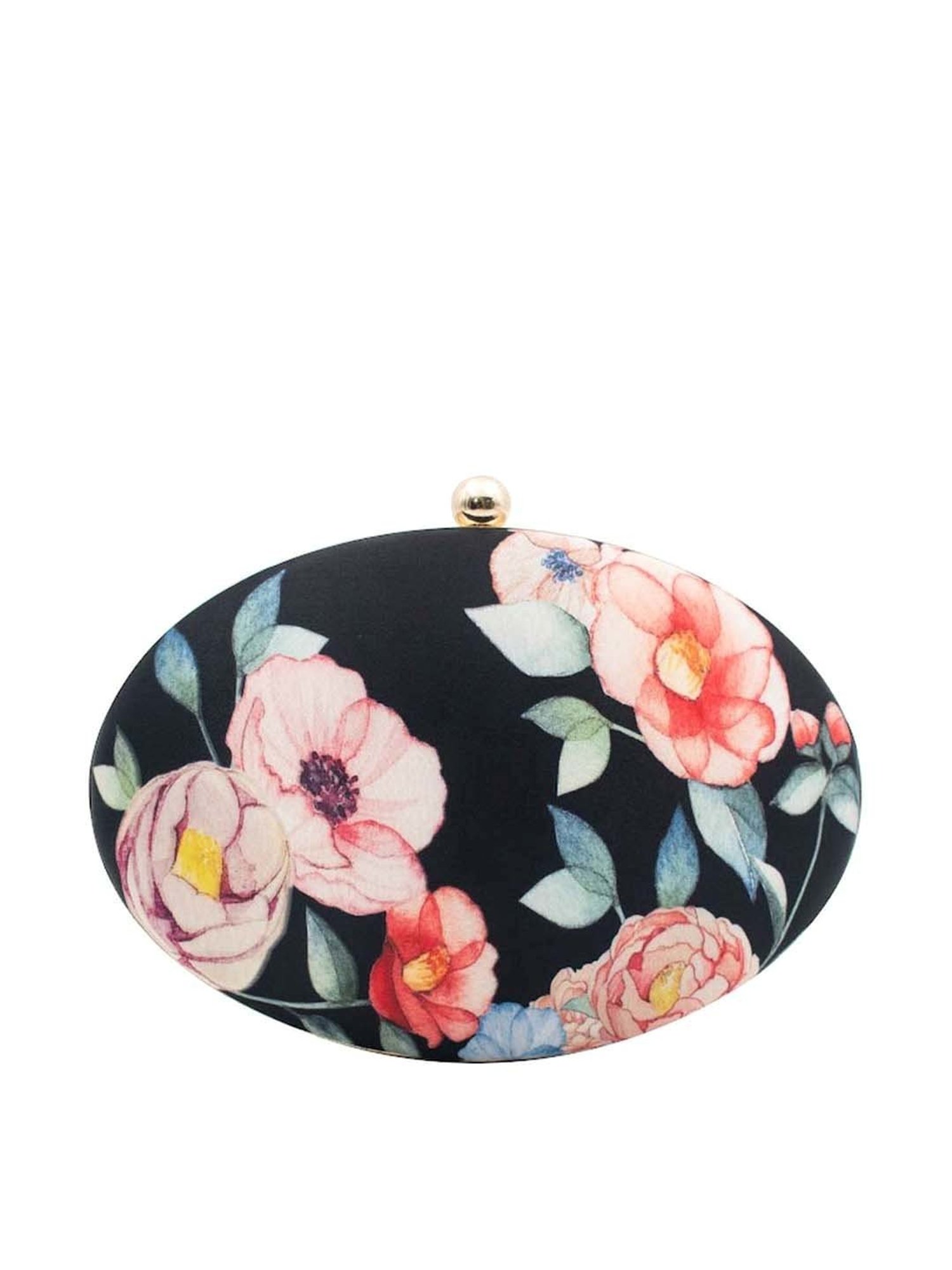 Sugarcrush Black Printed Clutch