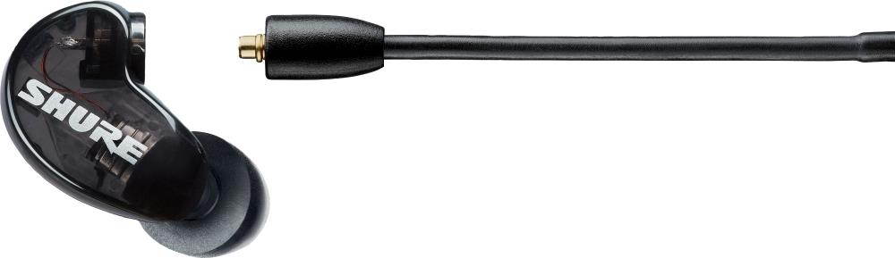 Shure Isolating MicroDriver Earphones In-Ear Stereo Headphones, Black