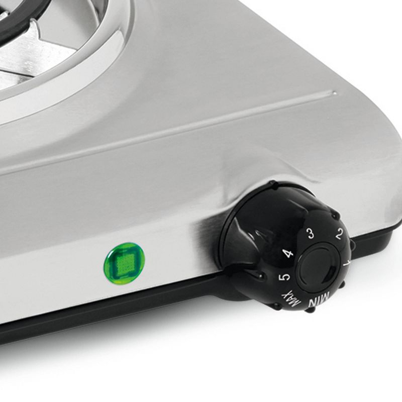 Salton Portable Cooktop Double Burner - Silver