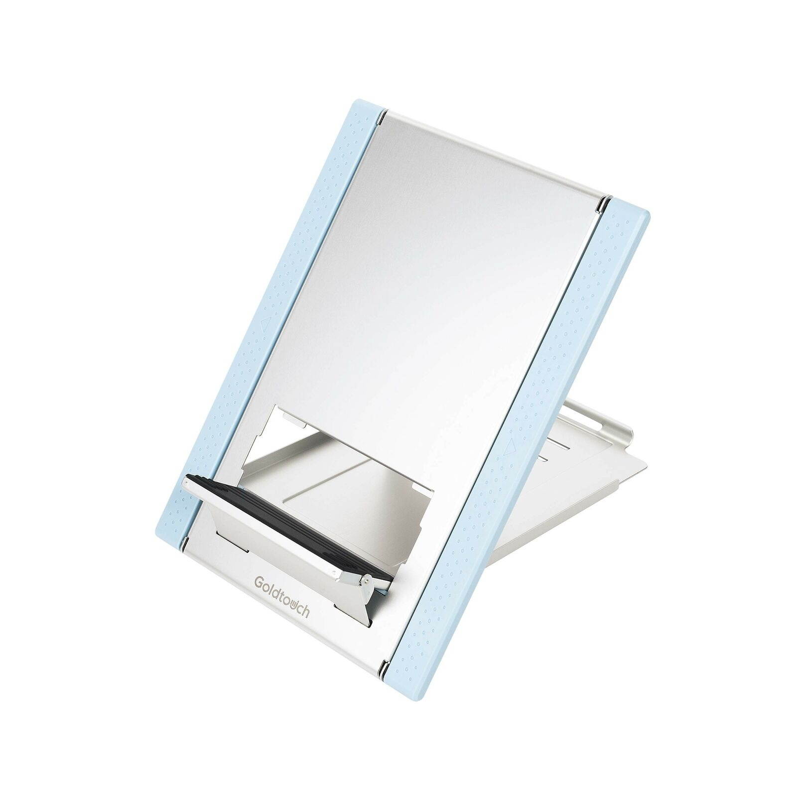 Goldtouch KOV-GTLS-0044 Go! Travel Laptop and Tablet Stand (Aluminum), Blue