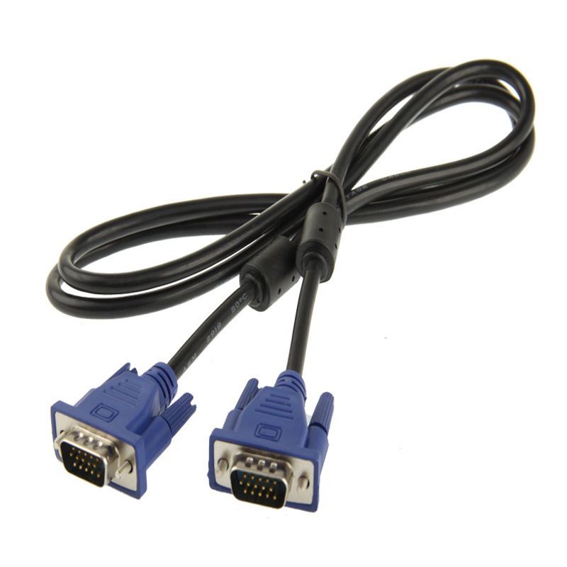 High Quality VGA 15Pin Male to VGA 15Pin Male Cable for LCD Monitor / Projector