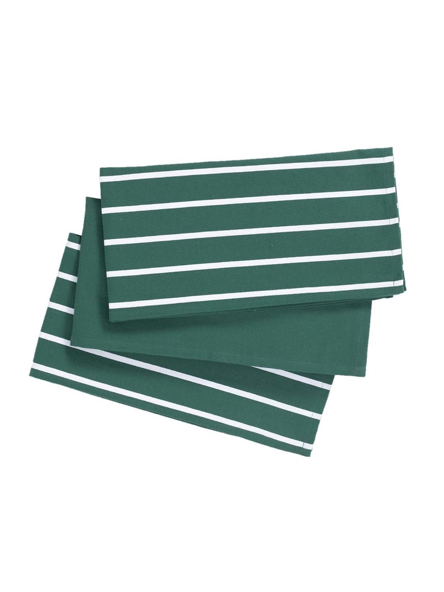 Maspar Green 100% Cotton 225 GSM Kitchen Towel - Set of 3
