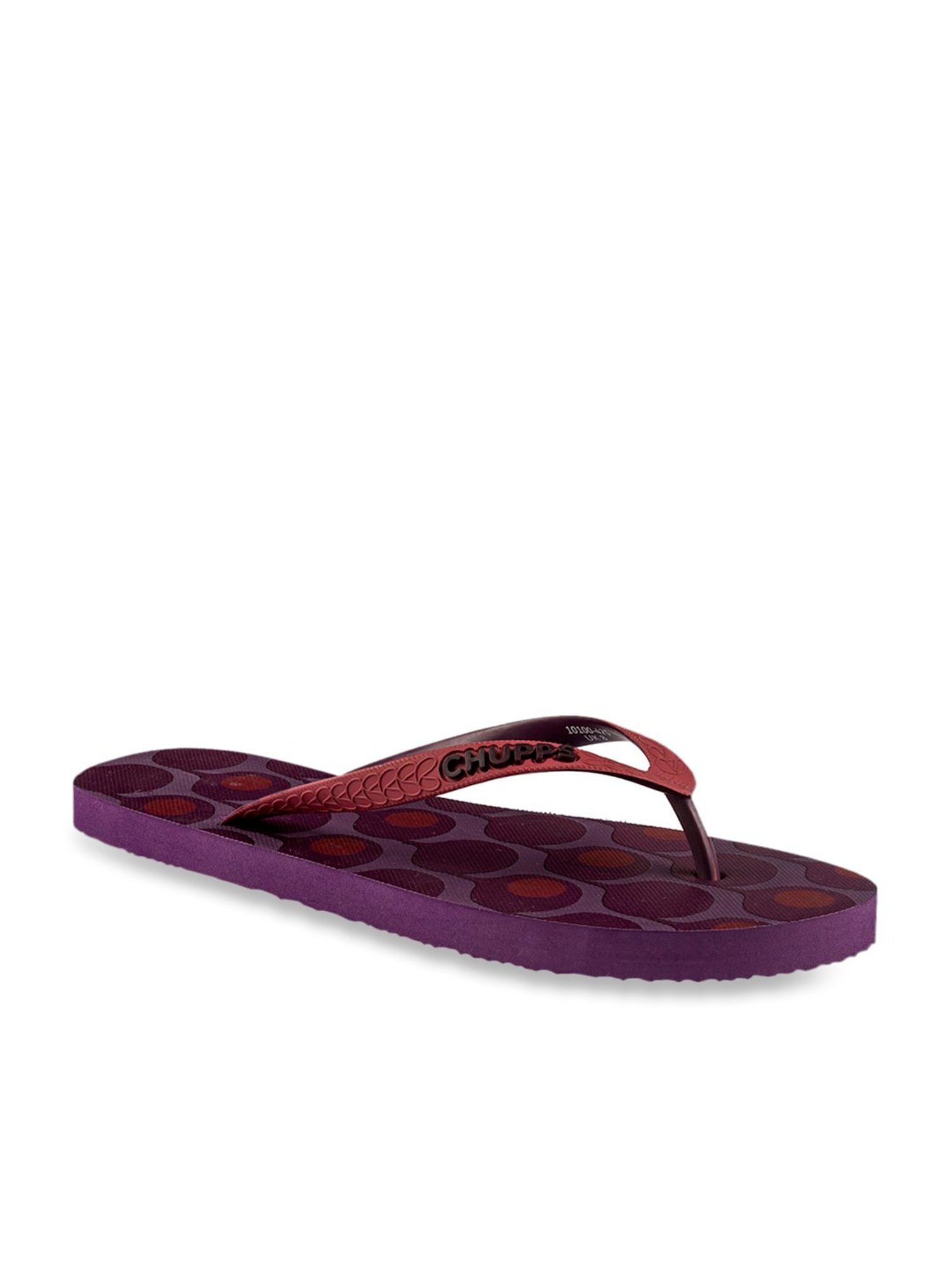 Chupps Men's Red Flip Flops