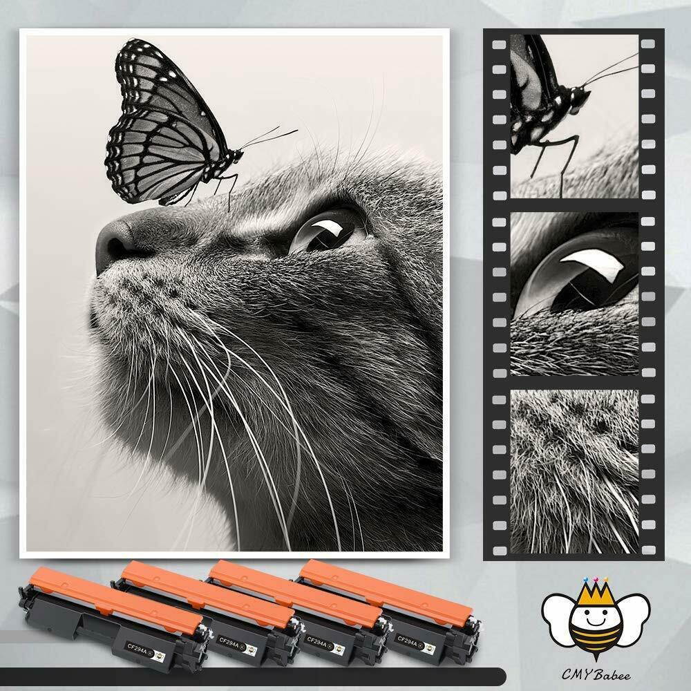 4PK CF294A 94A Toner Cartridge for HP LaserJet Pro M118dw MFP M148dw M148fdw
