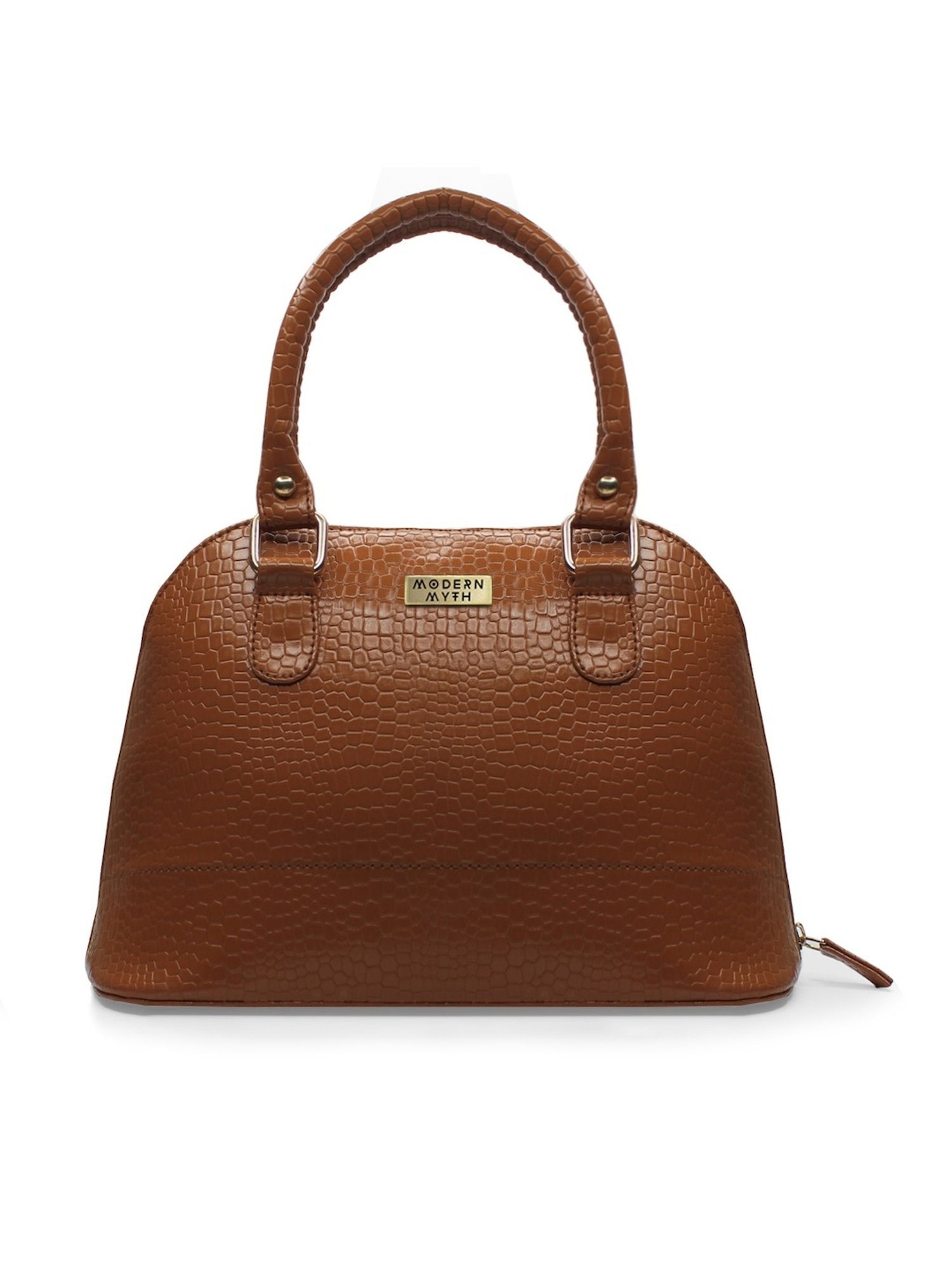 Modern Myth Tan Textured Medium Handbag