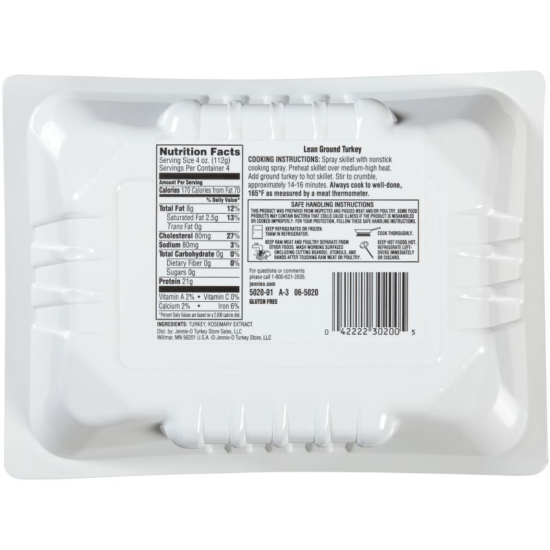 Butterball All Natural Fresh 93/7 Ground Turkey - 3lbs