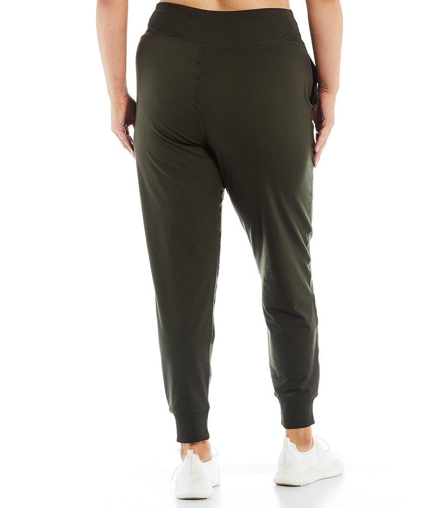 Kinesis Plus Size High Rise Pull-On Slim Joggers