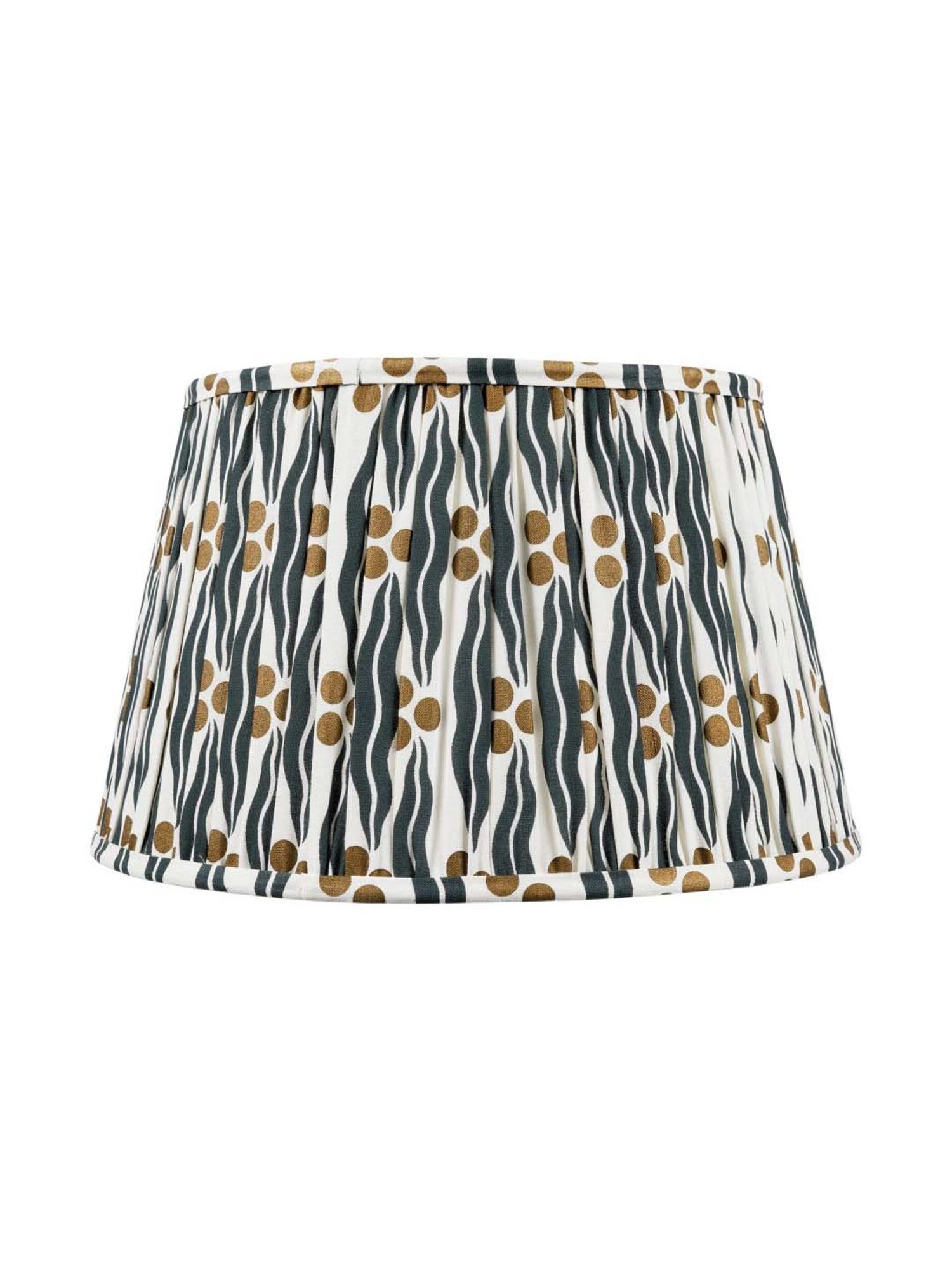 Kapoor E Illuminations Black & Brown Cotton Empire Shade