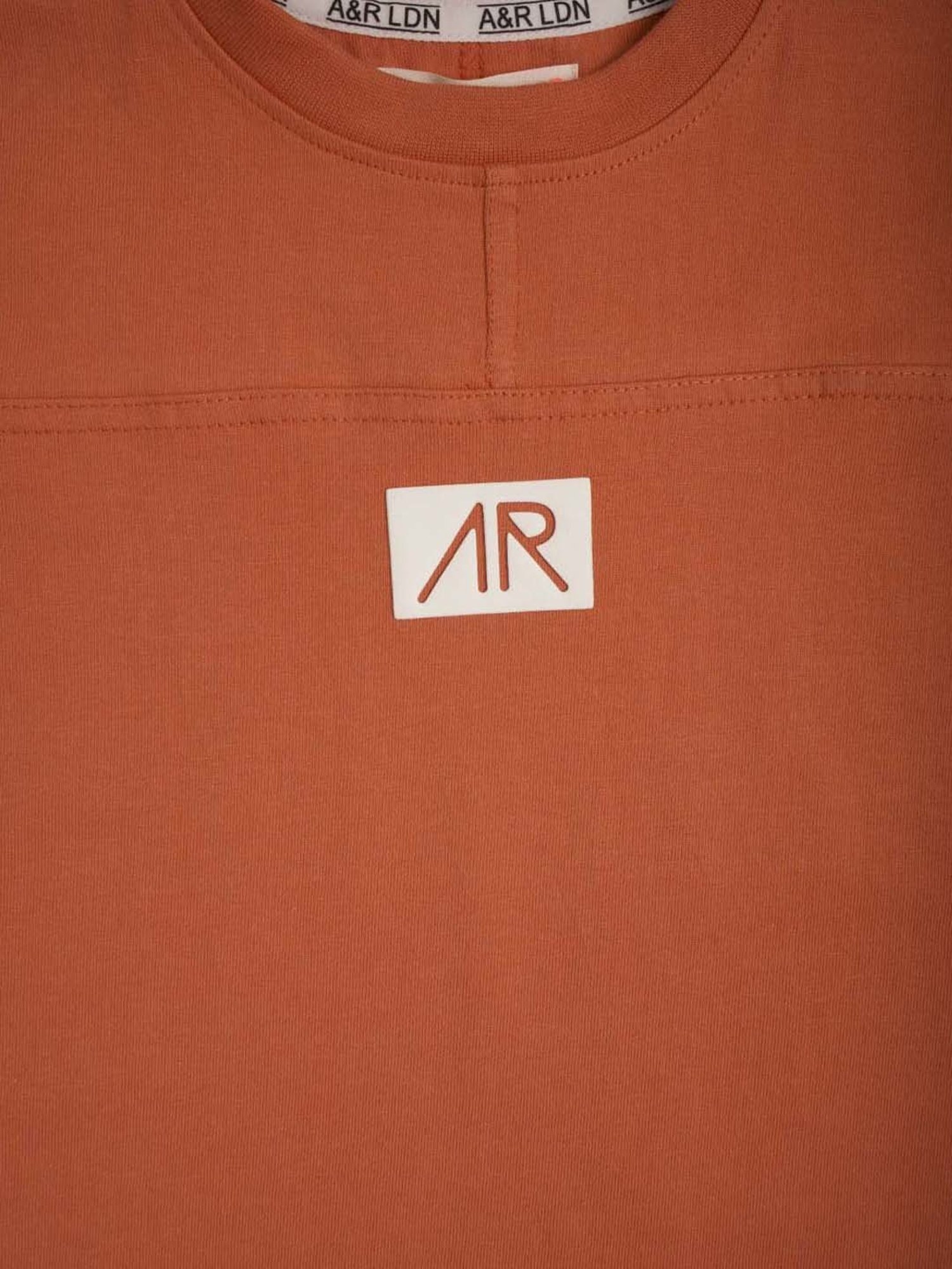 Angel & Rocket Kids Rust Cotton Logo T-Shirt