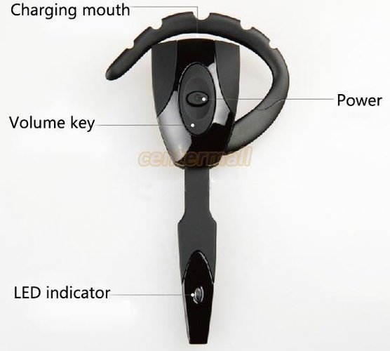 Gaming Bluetooth Headset V4.0 Music Storeo With Microphone Wireless Rechargeable Hands Free Long