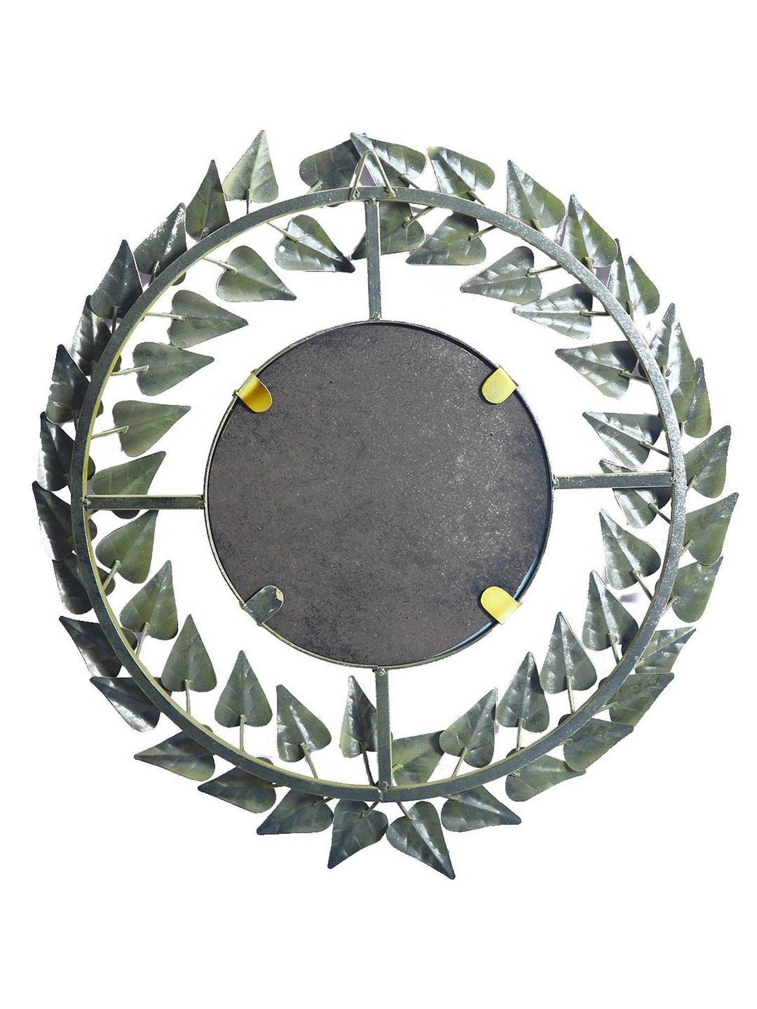Aapno Rajasthan Green Metal Wall Mirror