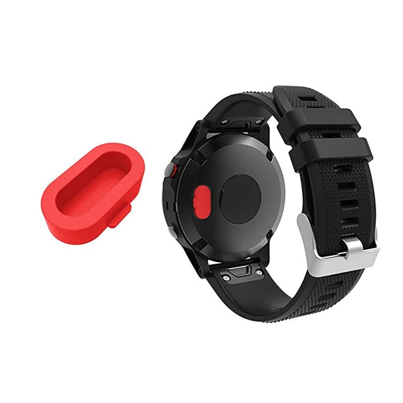 10 Pack Dust Plug Compatible with Garmin Fenix 55S5X66S6X6 Pro6S Pro6X ProForerunner 935Vivoactive 344S Smartwatch Silicone Charger Port Protector Anti Dust Plugs Caps Multi Colors