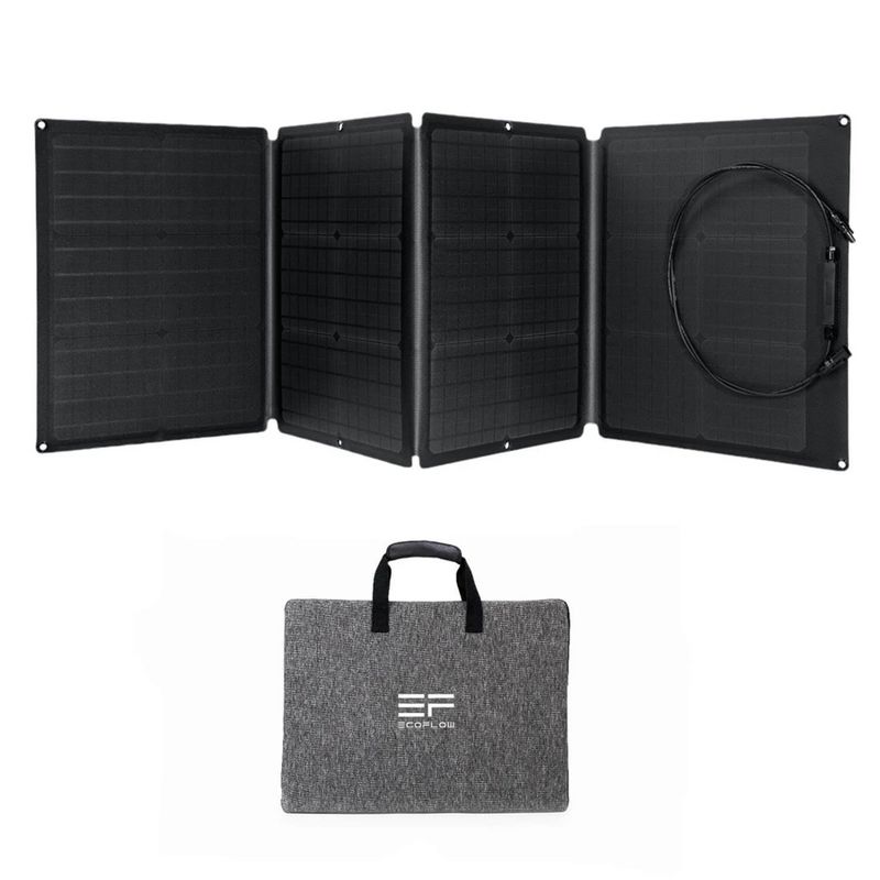 EcoFlow EFSOLAR110N Waterproof Portable Folding Solar Panel Station (2 Pack)