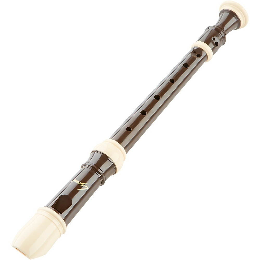 Lyons Premium 3-Piece Soprano Recorder Brown